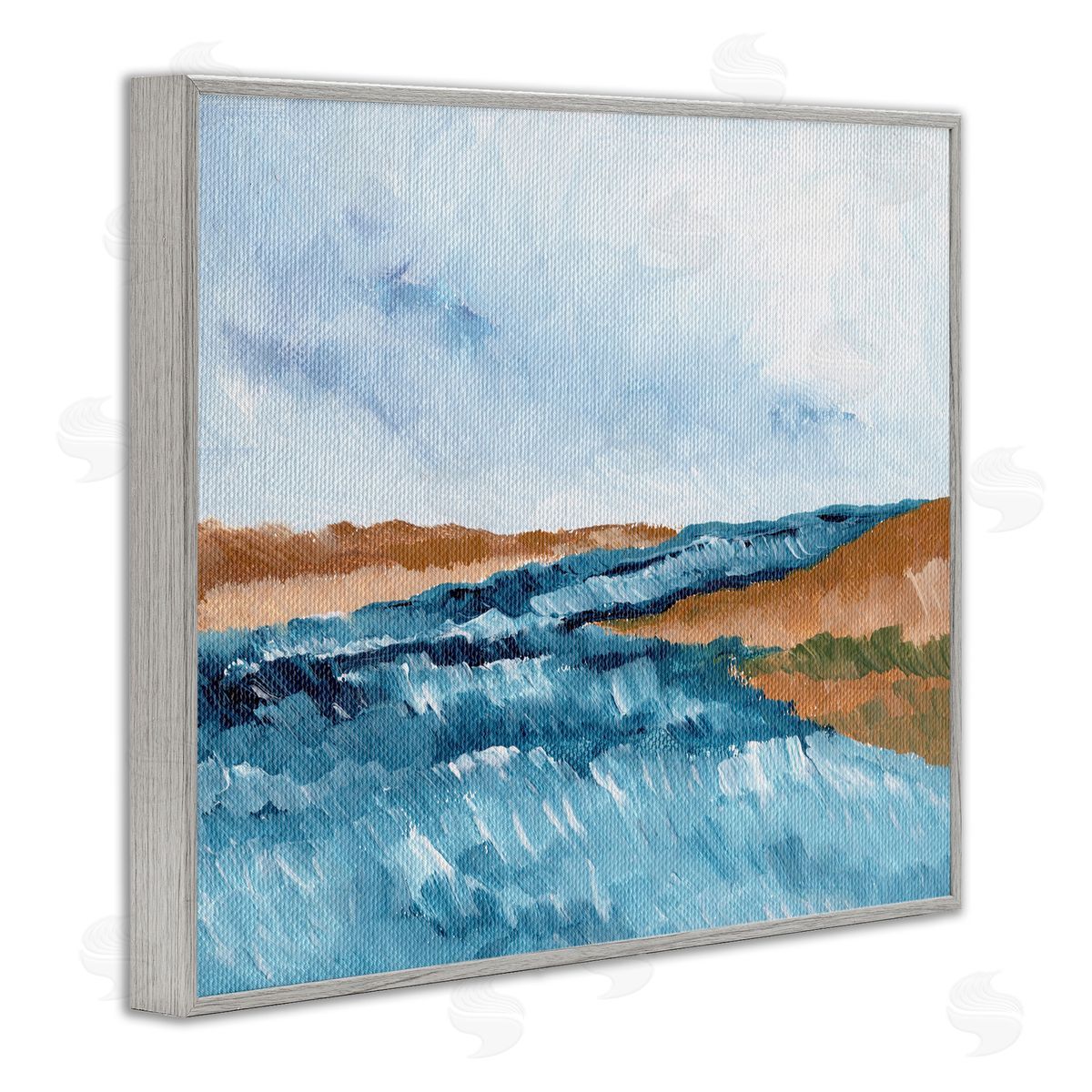 Nikita Jariwala Coastal Dreams Abstraction Canvas Wall Art Print