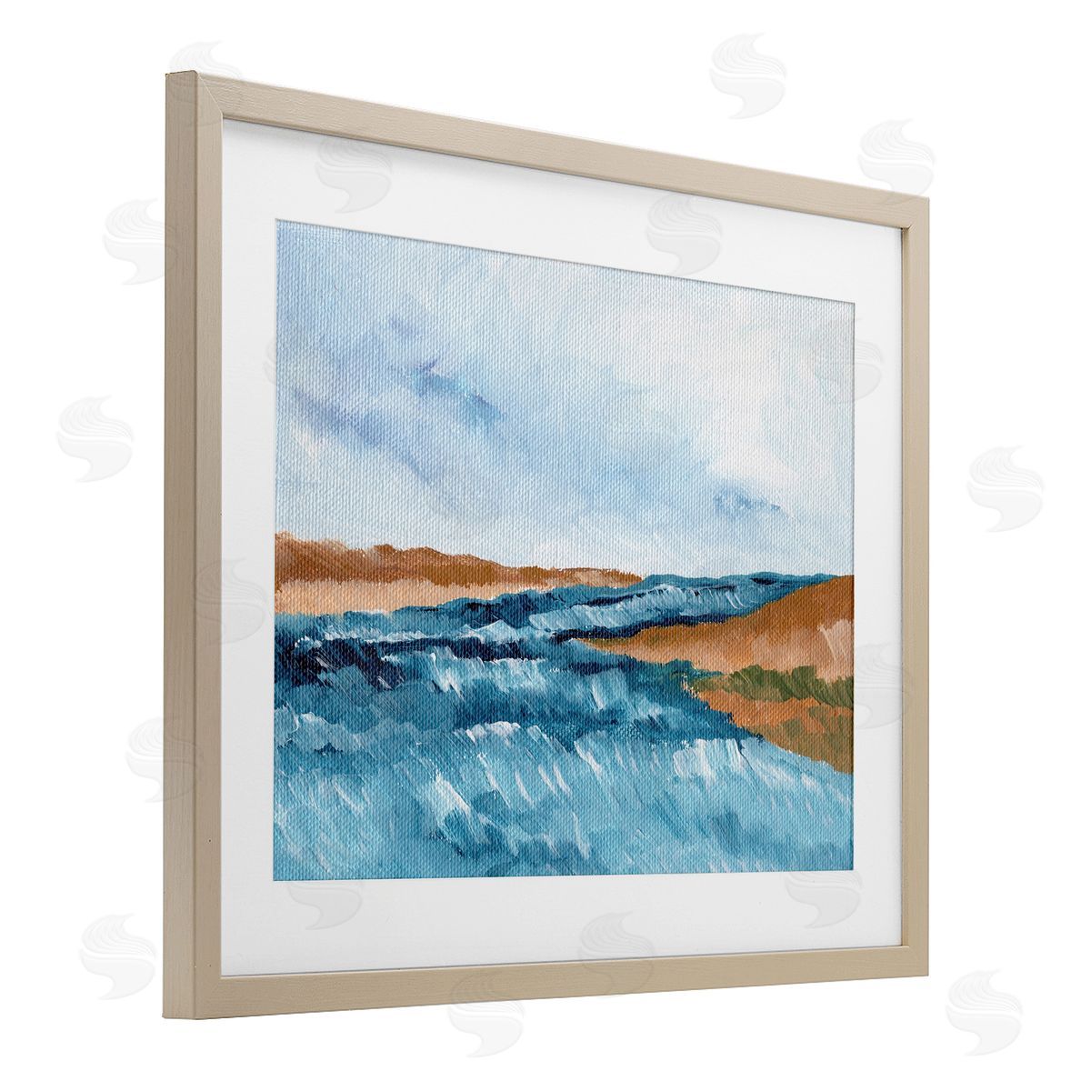 Nikita Jariwala Coastal Dreams Abstraction Canvas Wall Art Print
