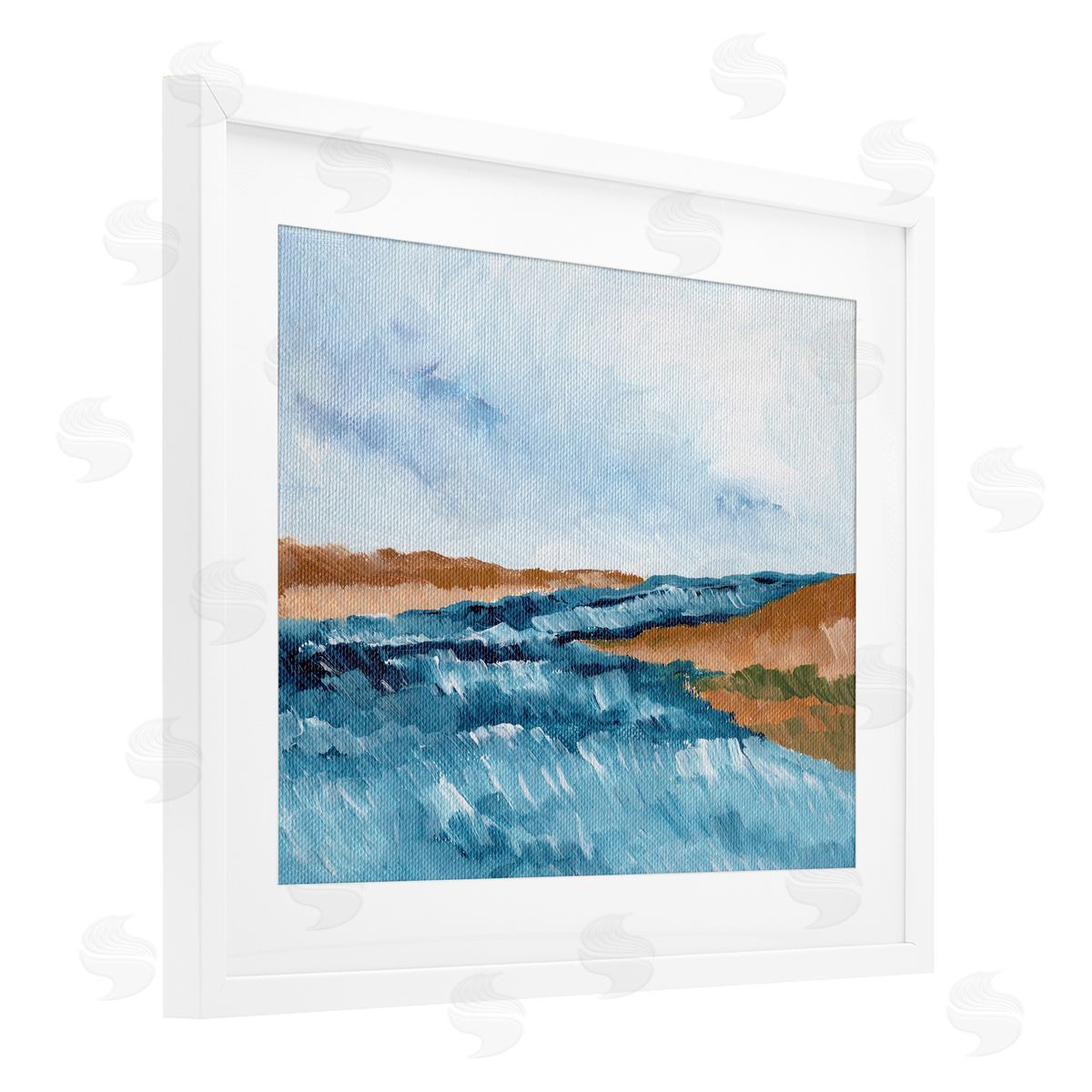 Nikita Jariwala Coastal Dreams Abstraction Canvas Wall Art Print