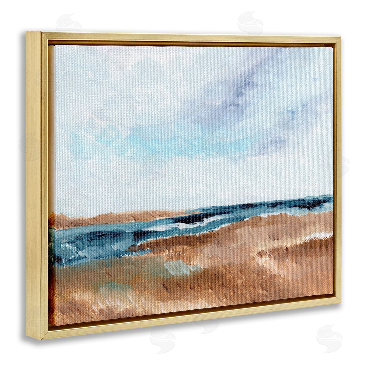 Nikita Jariwala Coastal View Horizon Canvas Wall Art Print