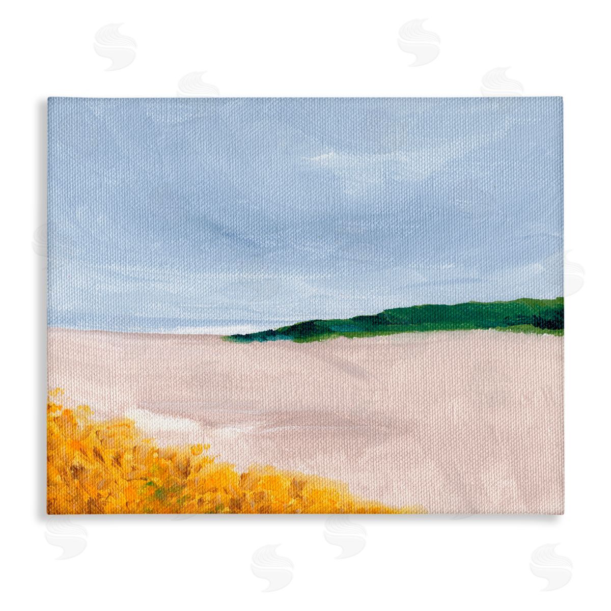 Nikita Jariwala Soft Sicily Landscape Canvas Wall Art Print