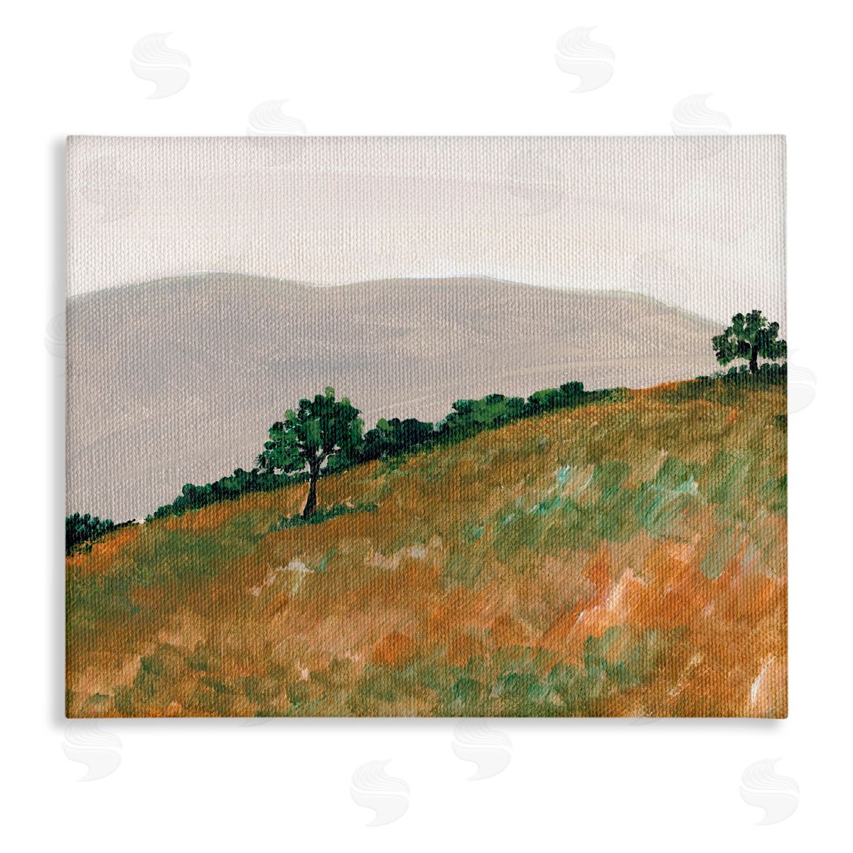 Nikita Jariwala Hill View Landscape Canvas Wall Art Print