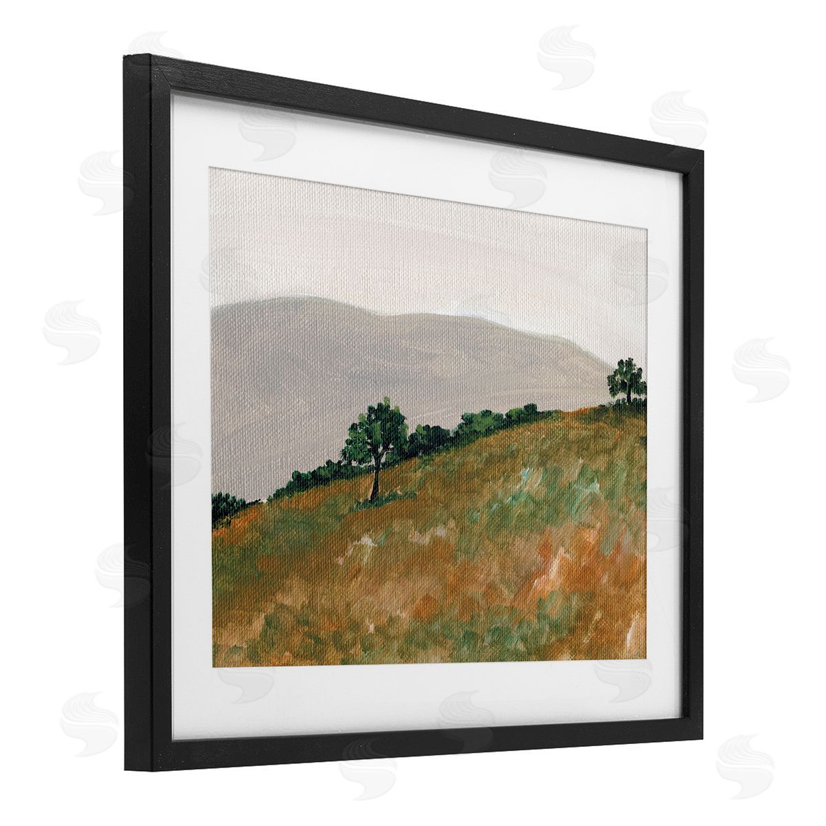 Nikita Jariwala Hill View Landscape Canvas Wall Art Print