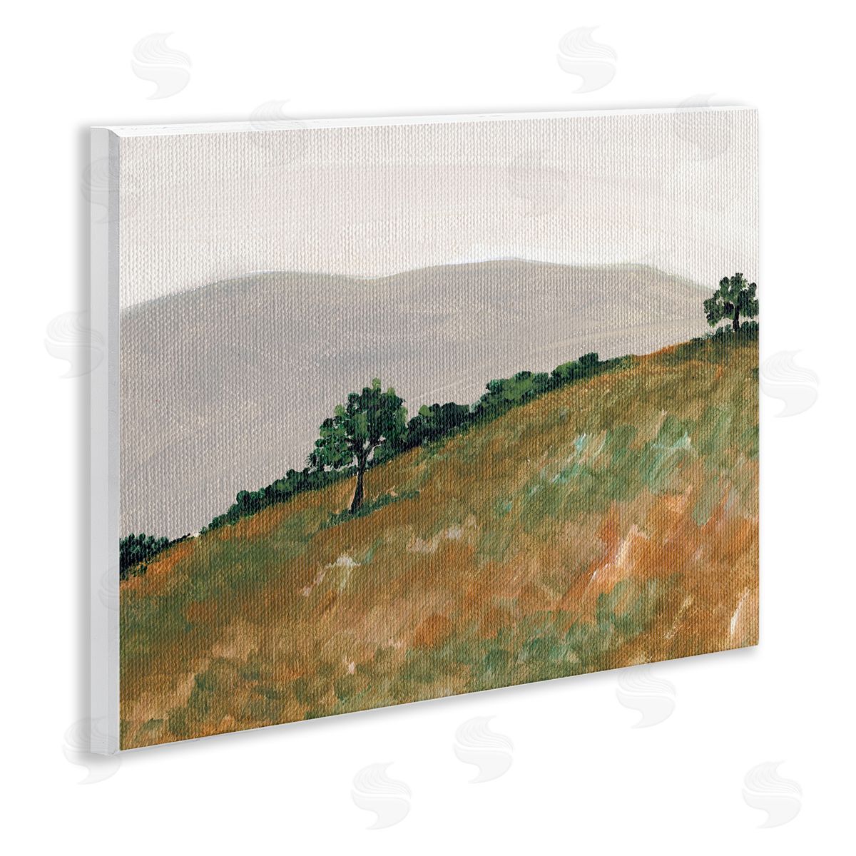 Nikita Jariwala Hill View Landscape Canvas Wall Art Print