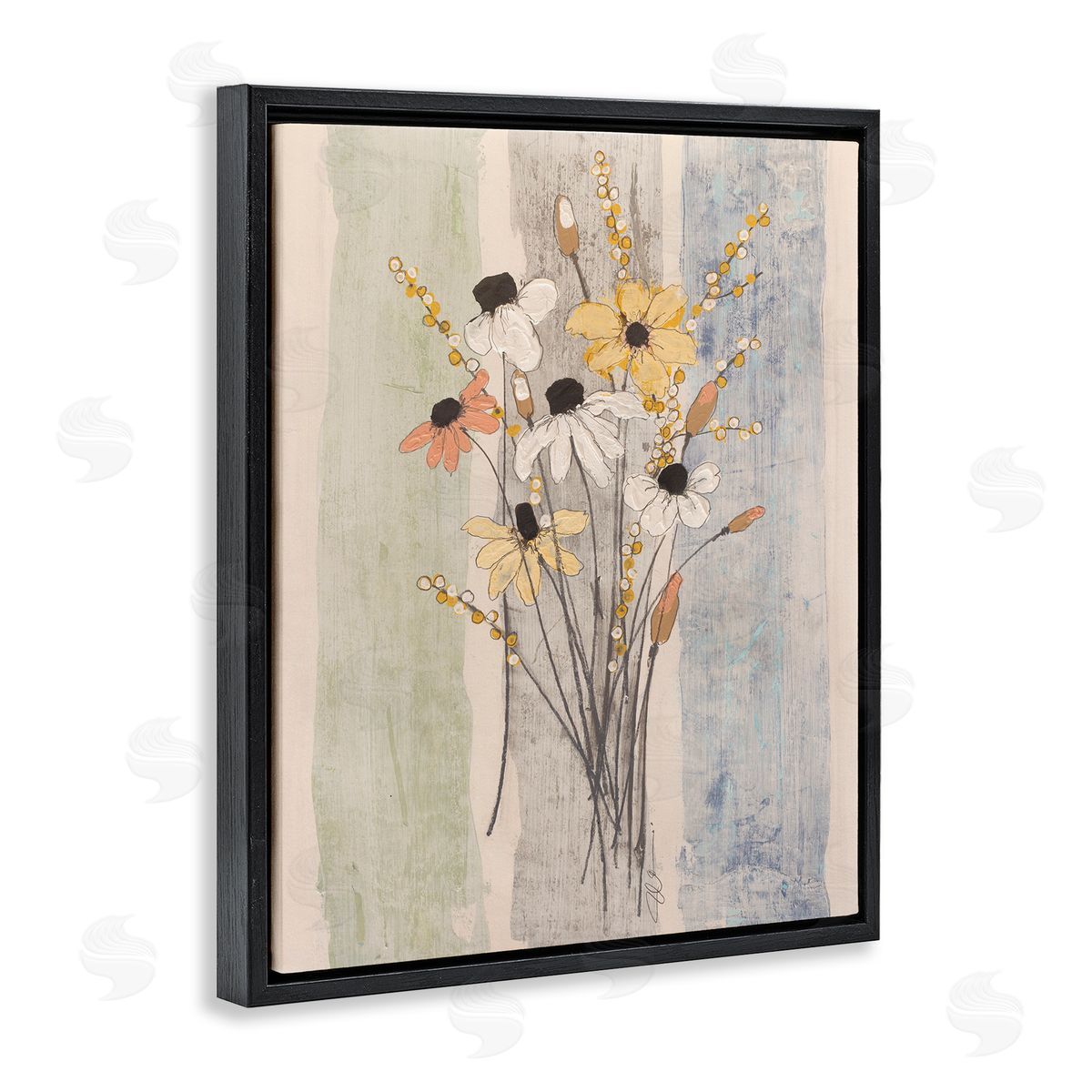Filippo Ioco Coastal Field Flowers Bundle Canvas Wall Art Print