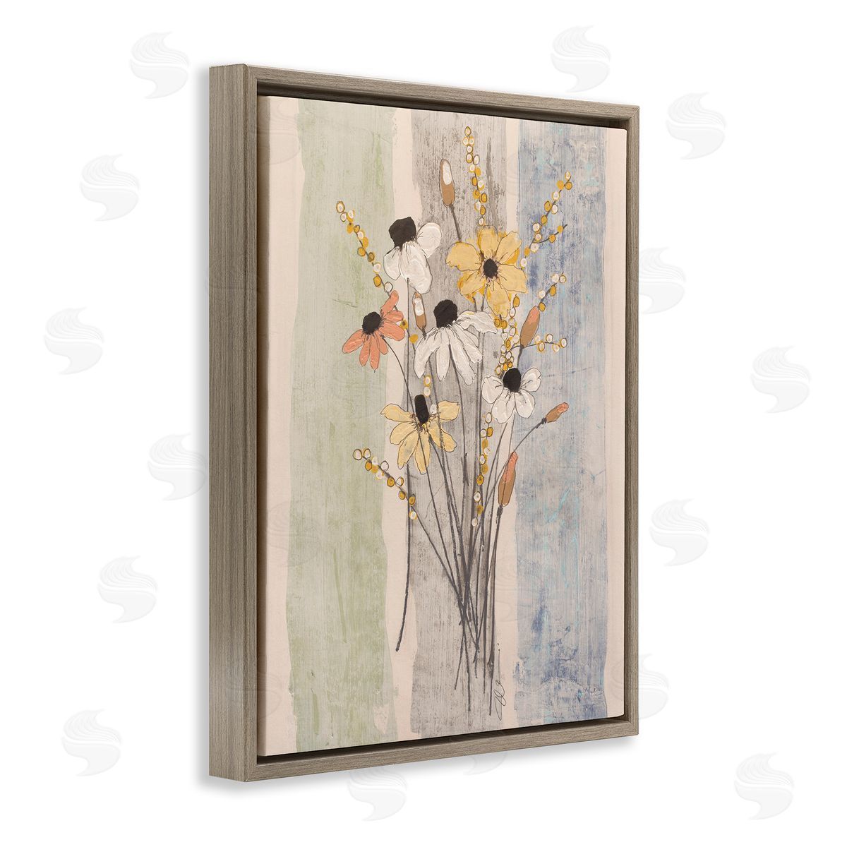 Filippo Ioco Coastal Field Flowers Bundle Canvas Wall Art Print