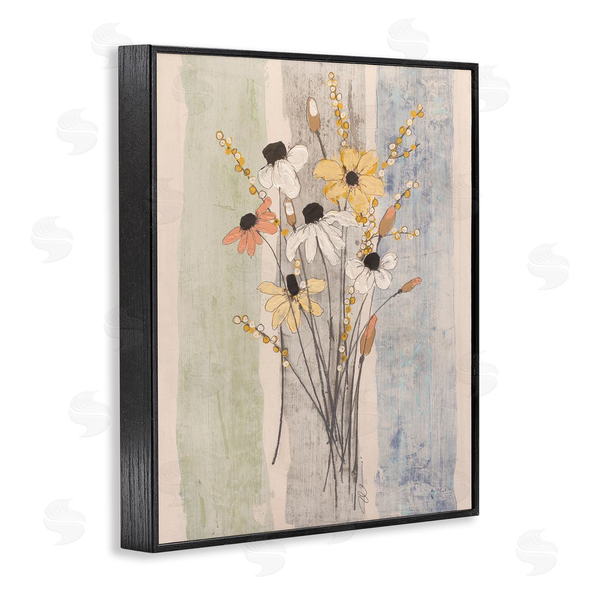 Filippo Ioco Coastal Field Flowers Bundle Canvas Wall Art Print