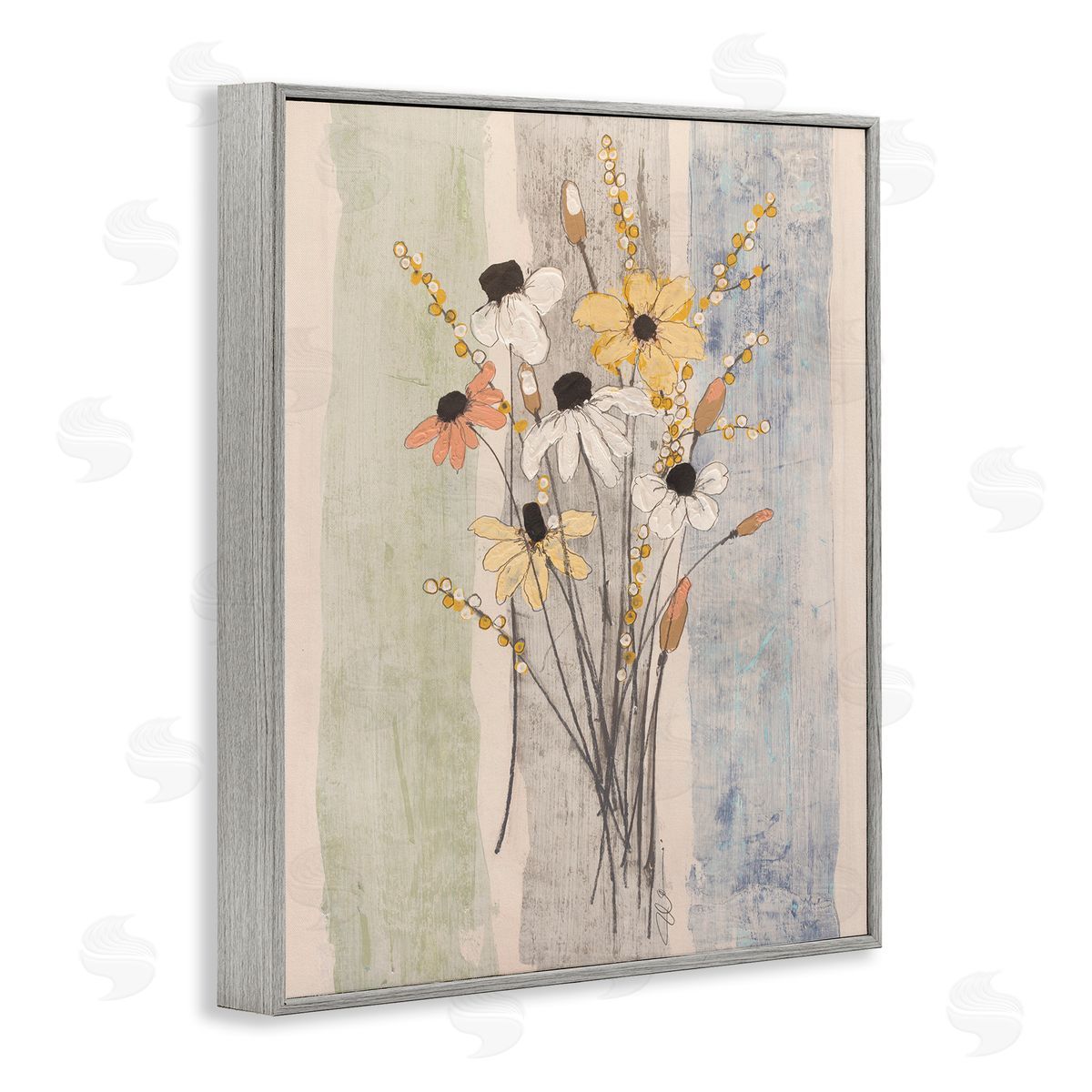Filippo Ioco Coastal Field Flowers Bundle Canvas Wall Art Print