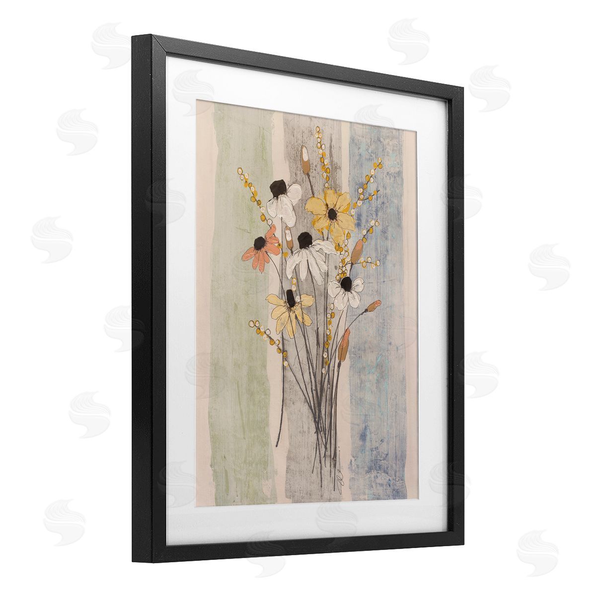 Filippo Ioco Coastal Field Flowers Bundle Canvas Wall Art Print