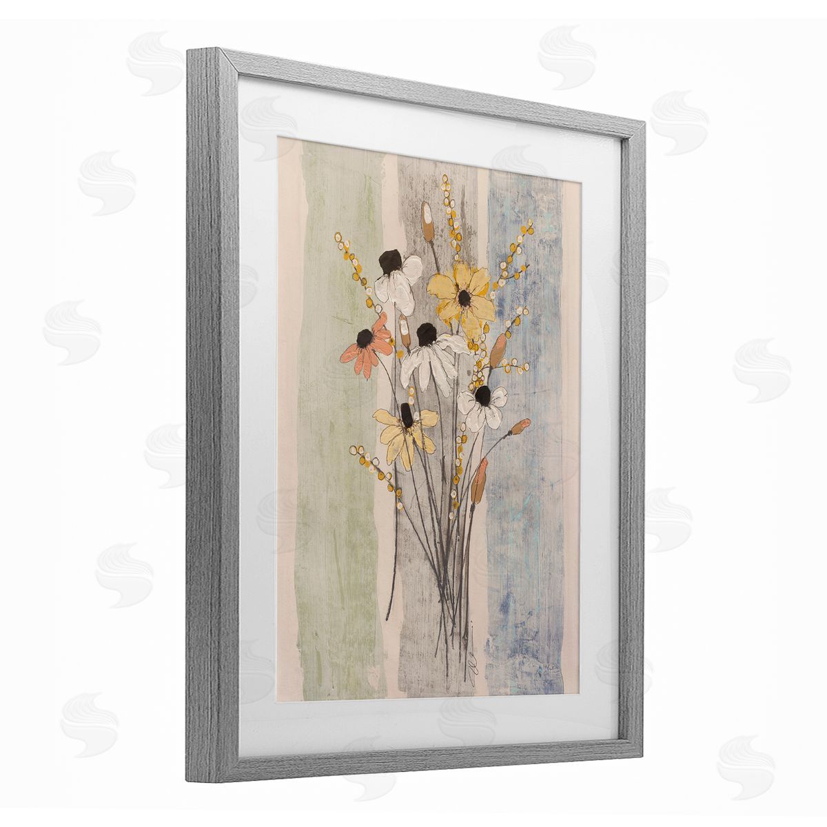 Filippo Ioco Coastal Field Flowers Bundle Canvas Wall Art Print