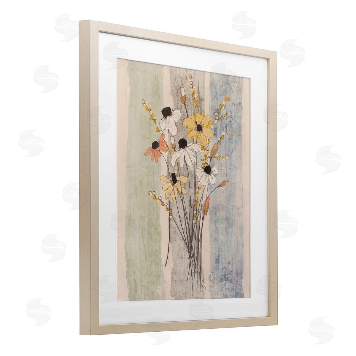 Filippo Ioco Coastal Field Flowers Bundle Canvas Wall Art Print