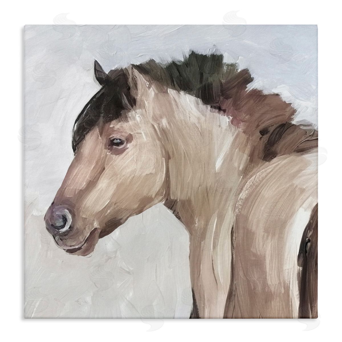Errico & Slyp Dry Creek Horse Portrait Canvas Wall Art Print