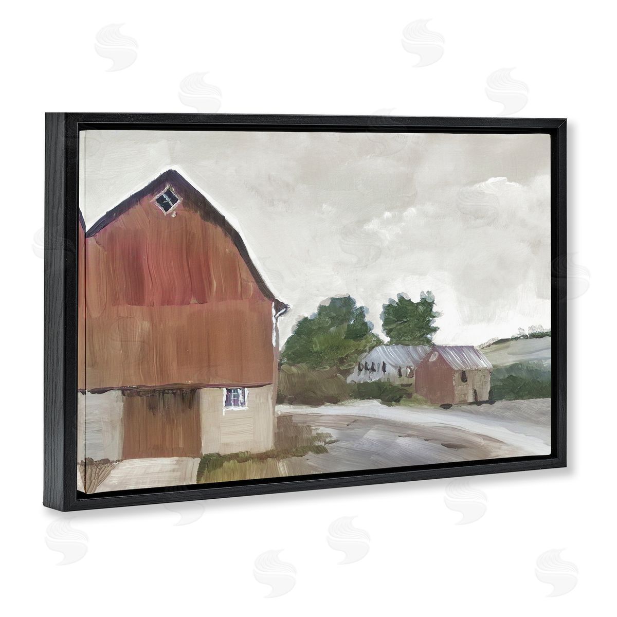 Errico & Slyp Grace Farm Barn View Canvas Wall Art Print
