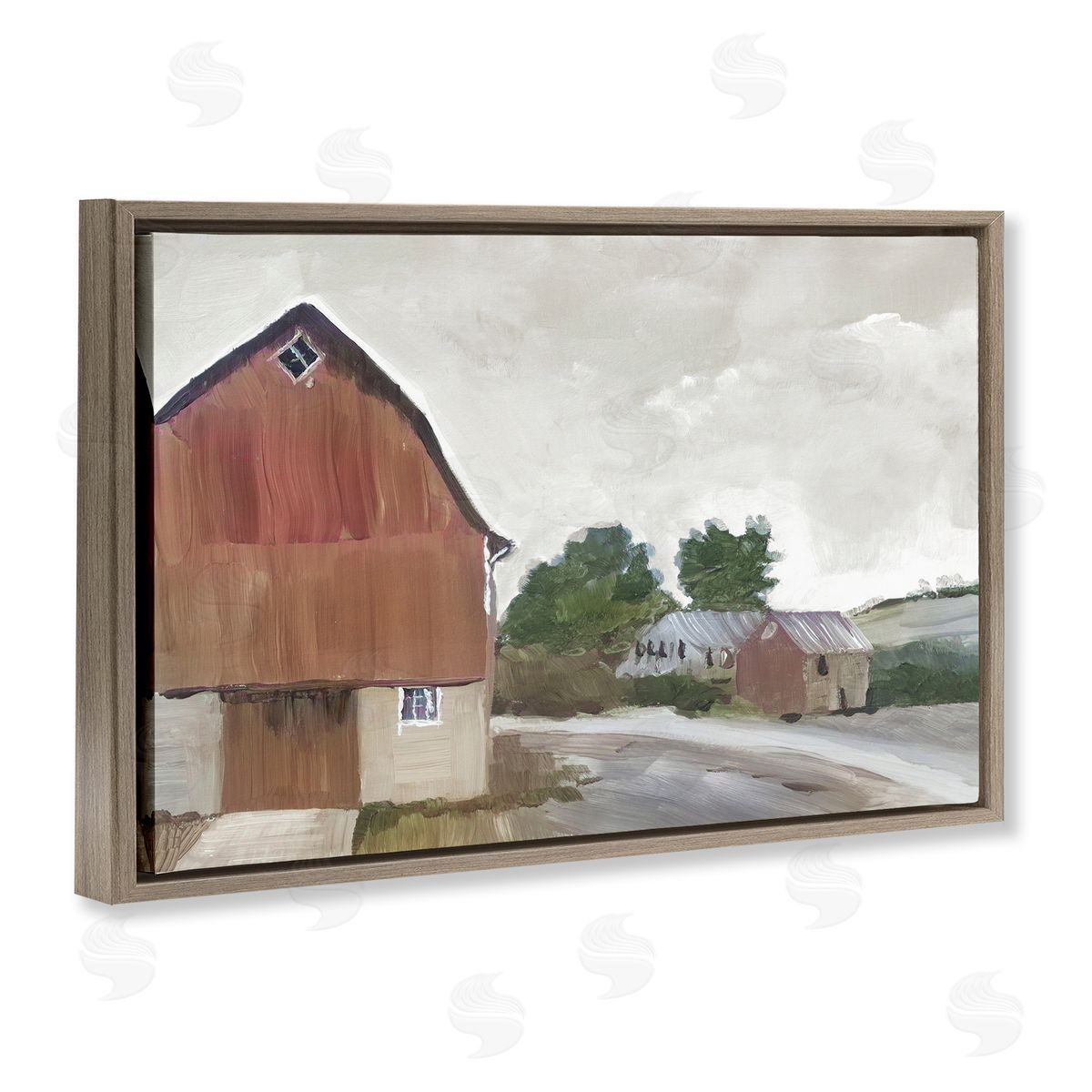 Errico & Slyp Grace Farm Barn View Canvas Wall Art Print