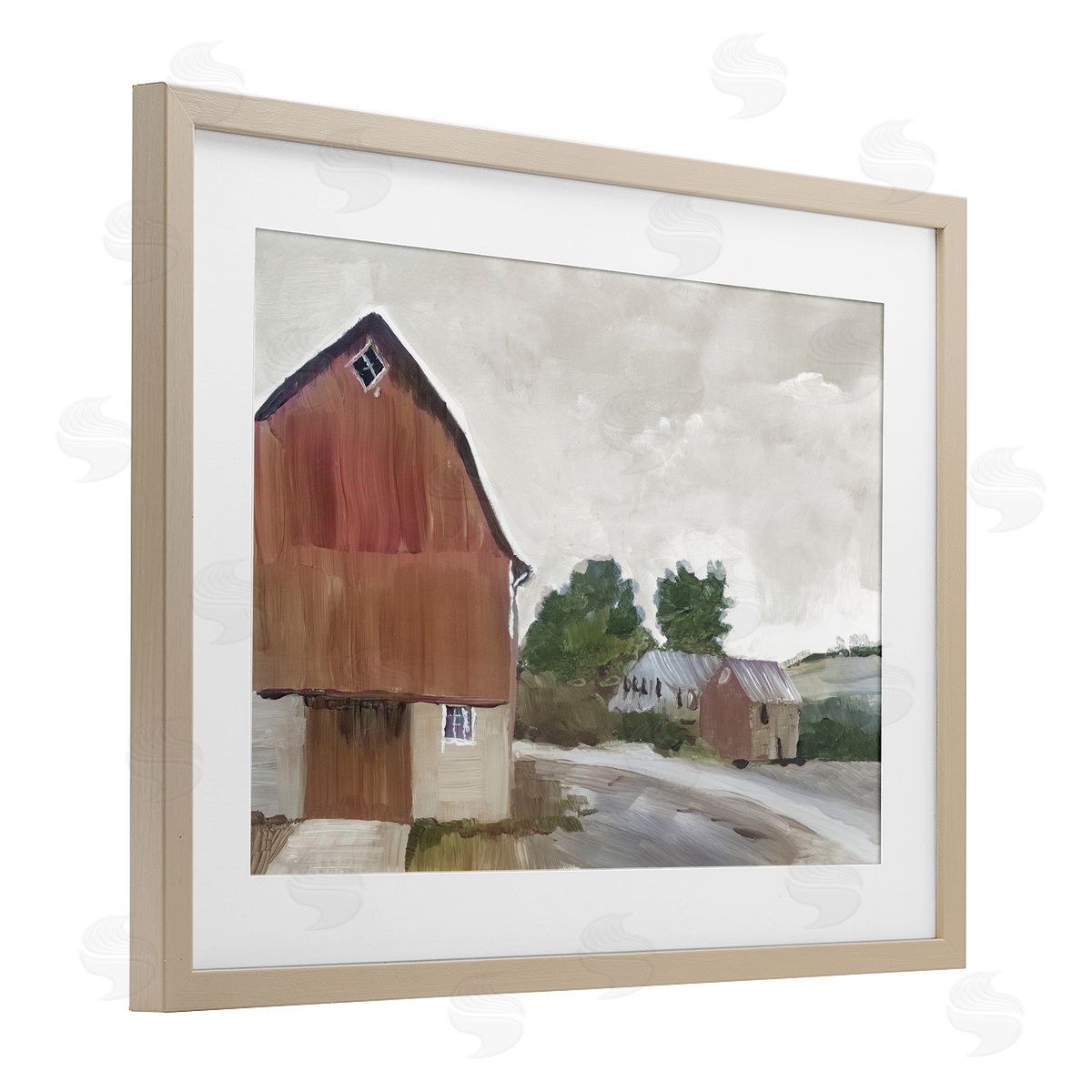 Errico & Slyp Grace Farm Barn View Canvas Wall Art Print