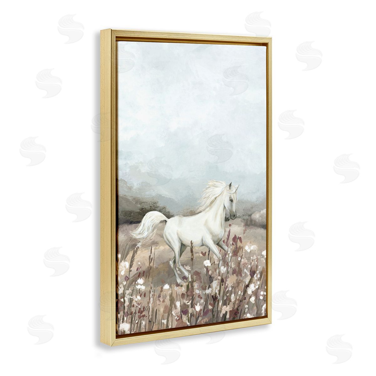 Hannah Dawson Wildflower Grace Horse Canvas Wall Art Print