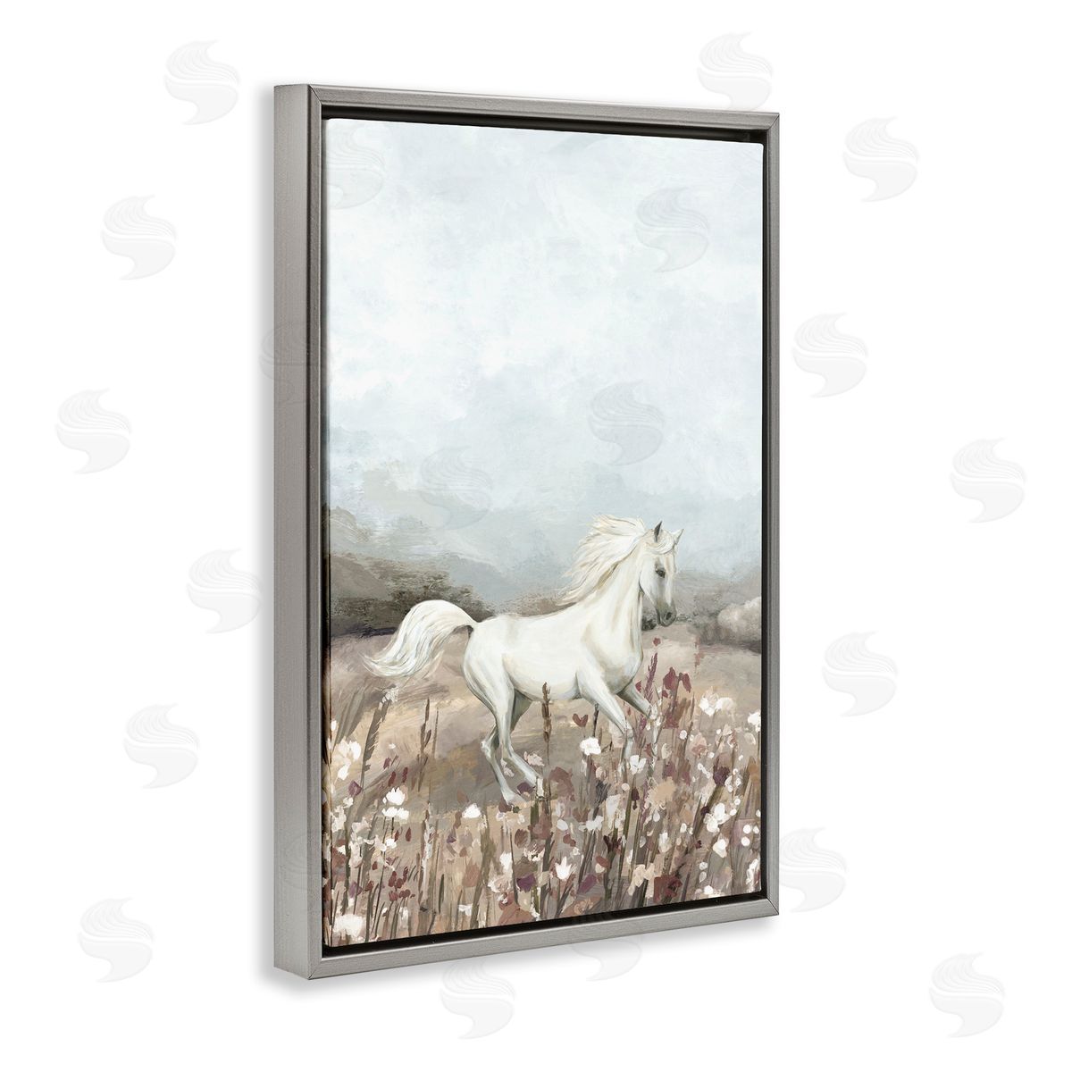 Hannah Dawson Wildflower Grace Horse Canvas Wall Art Print