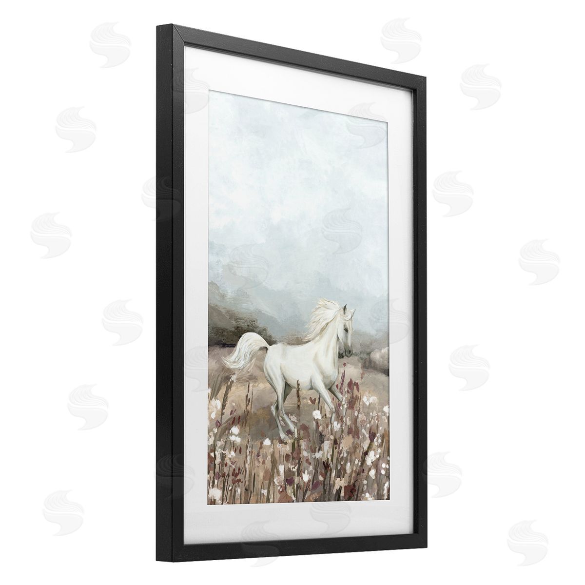 Hannah Dawson Wildflower Grace Horse Canvas Wall Art Print