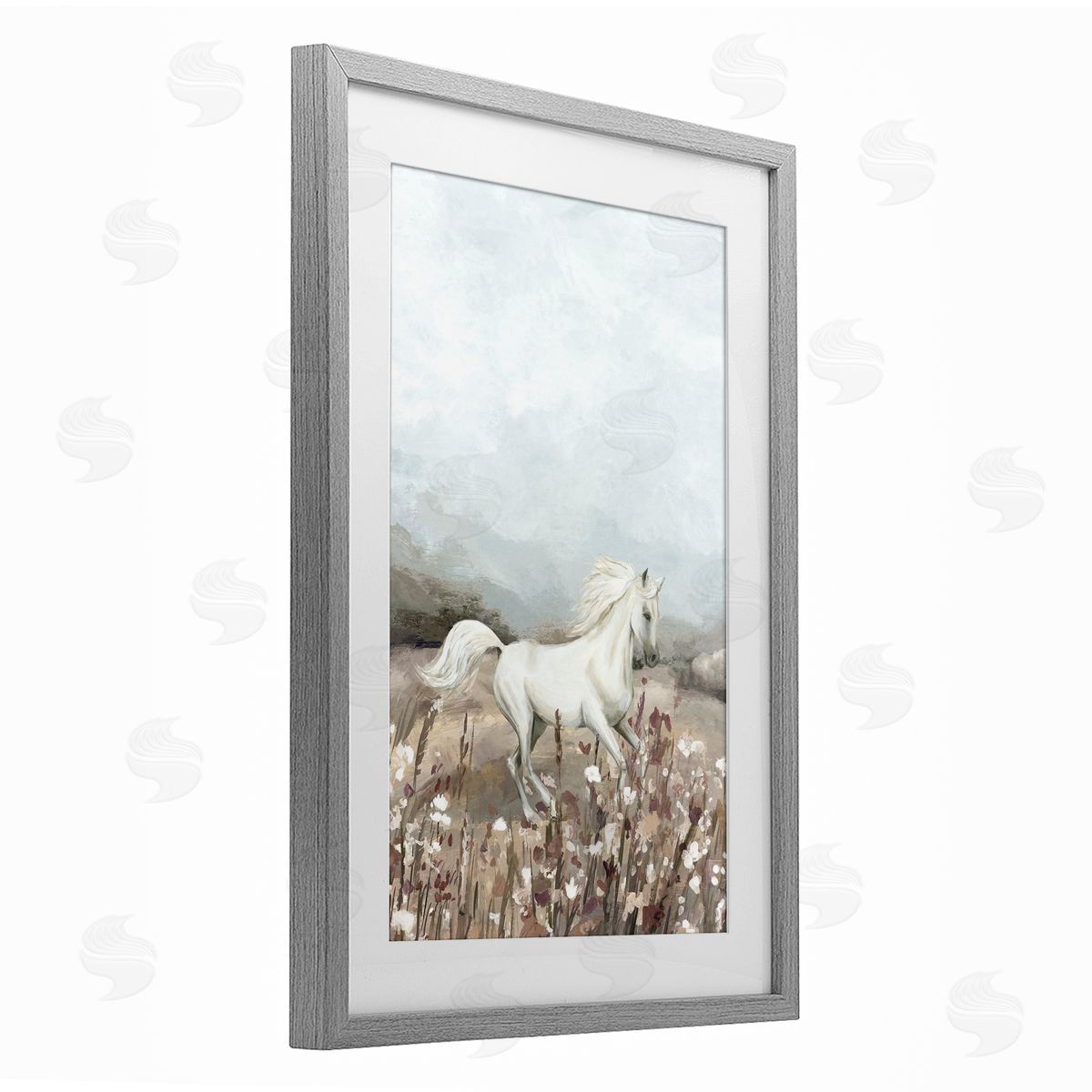 Hannah Dawson Wildflower Grace Horse Canvas Wall Art Print