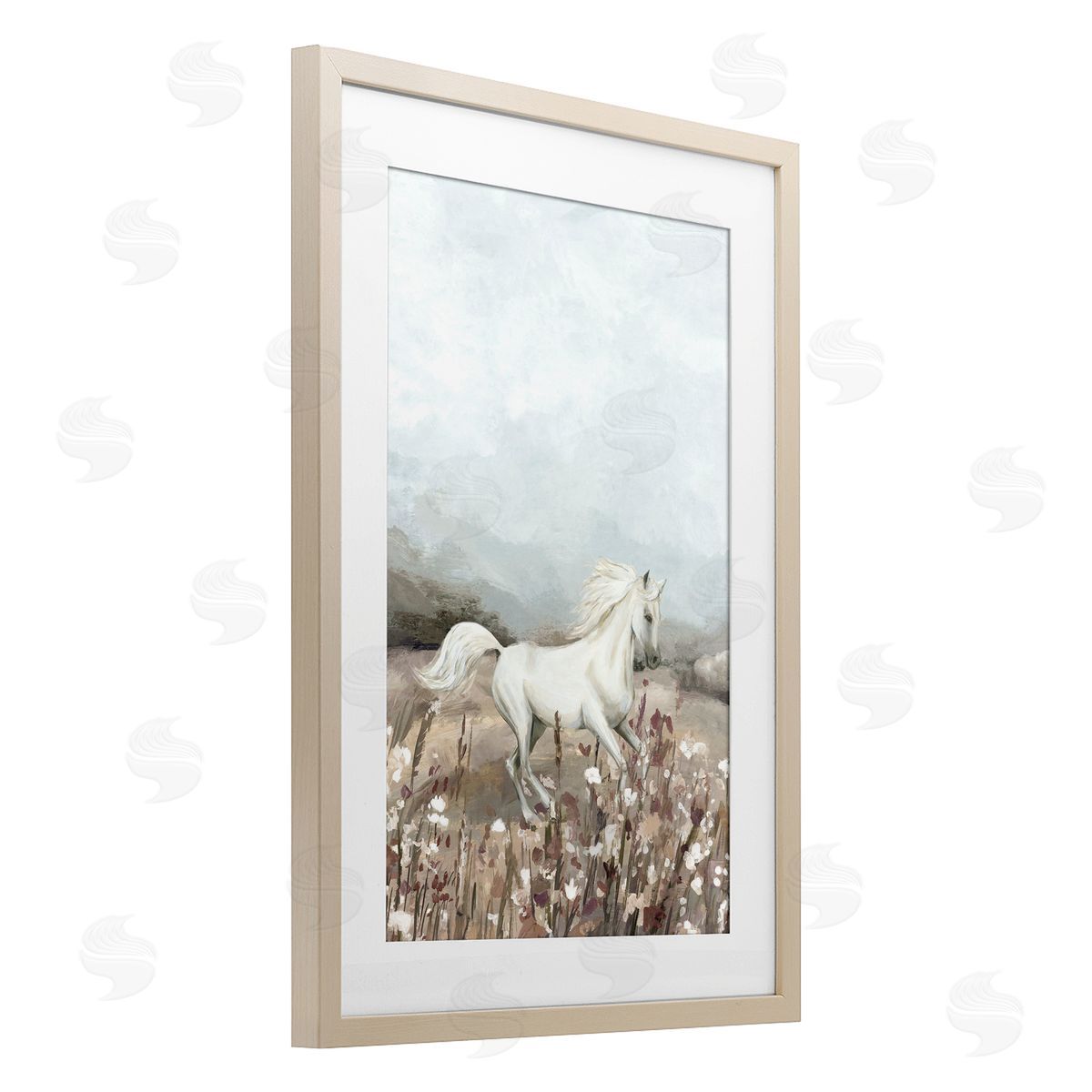 Hannah Dawson Wildflower Grace Horse Canvas Wall Art Print