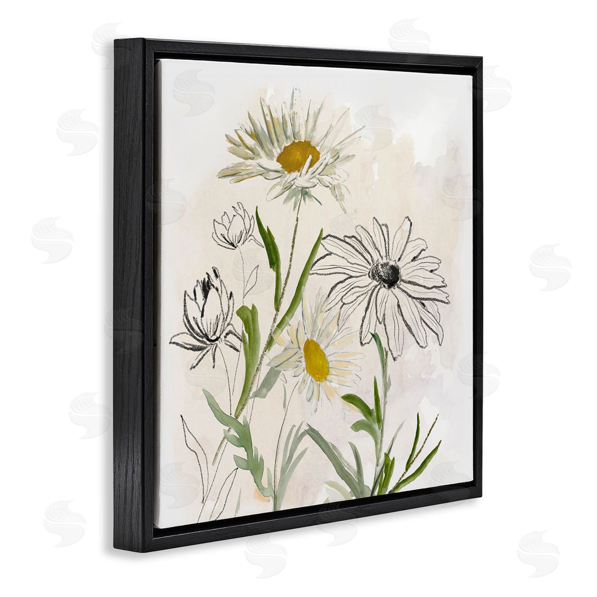 Jacob Q Pure Simplicity Flowers Canvas Wall Art Print