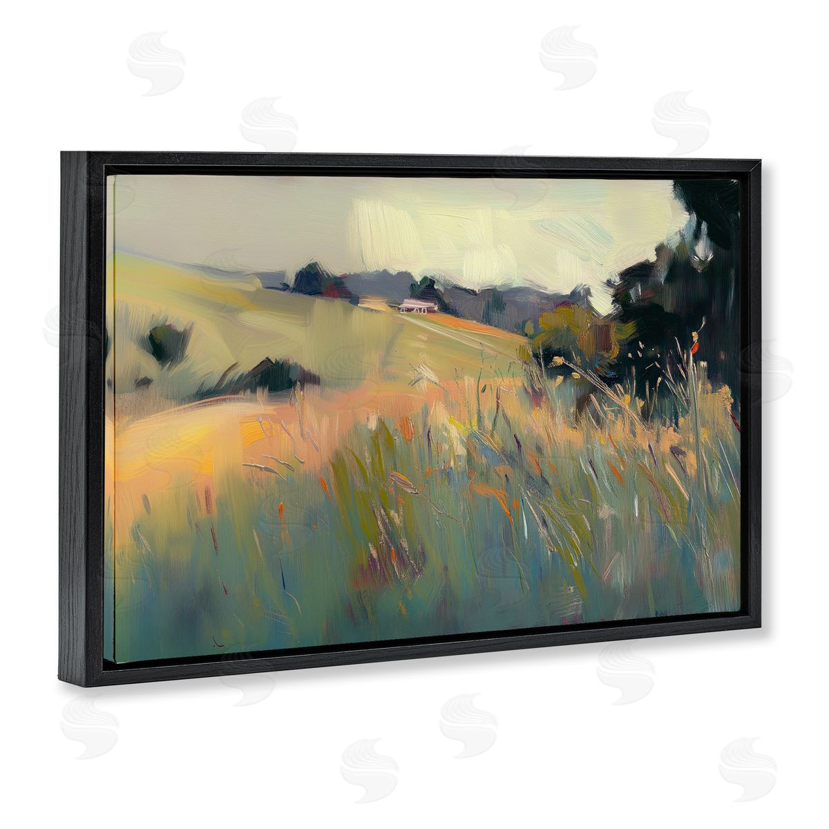Elara Yasna Modern Tranquil Plains Canvas Wall Art Print