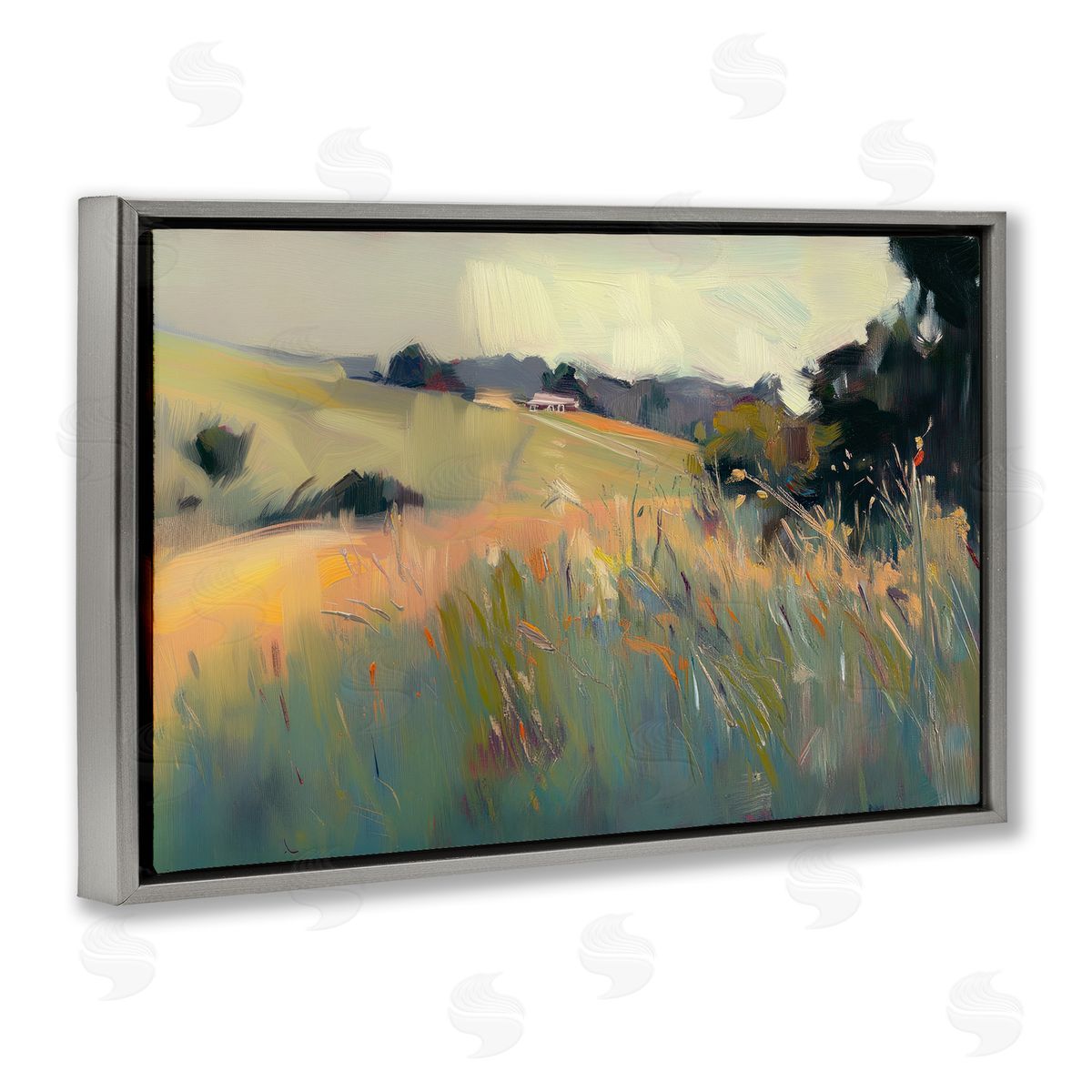 Elara Yasna Modern Tranquil Plains Canvas Wall Art Print