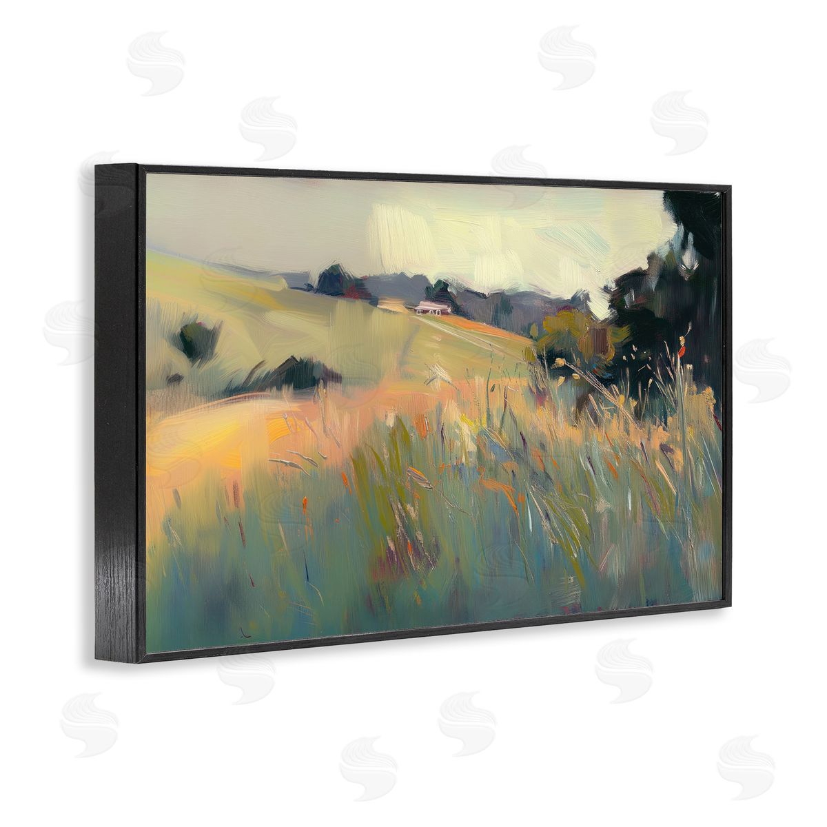 Elara Yasna Modern Tranquil Plains Canvas Wall Art Print