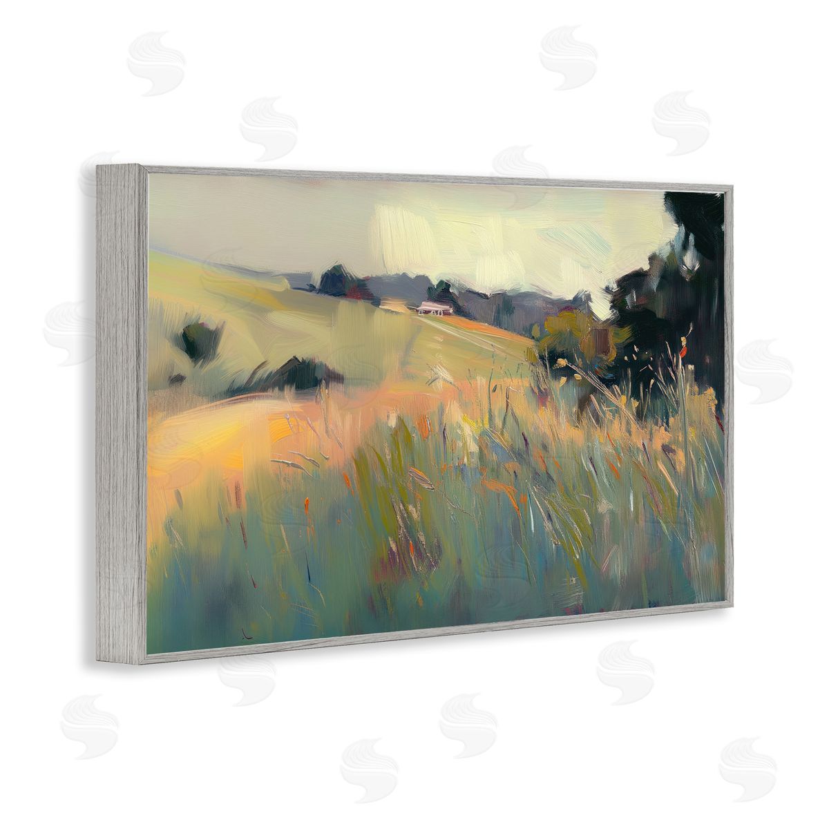 Elara Yasna Modern Tranquil Plains Canvas Wall Art Print