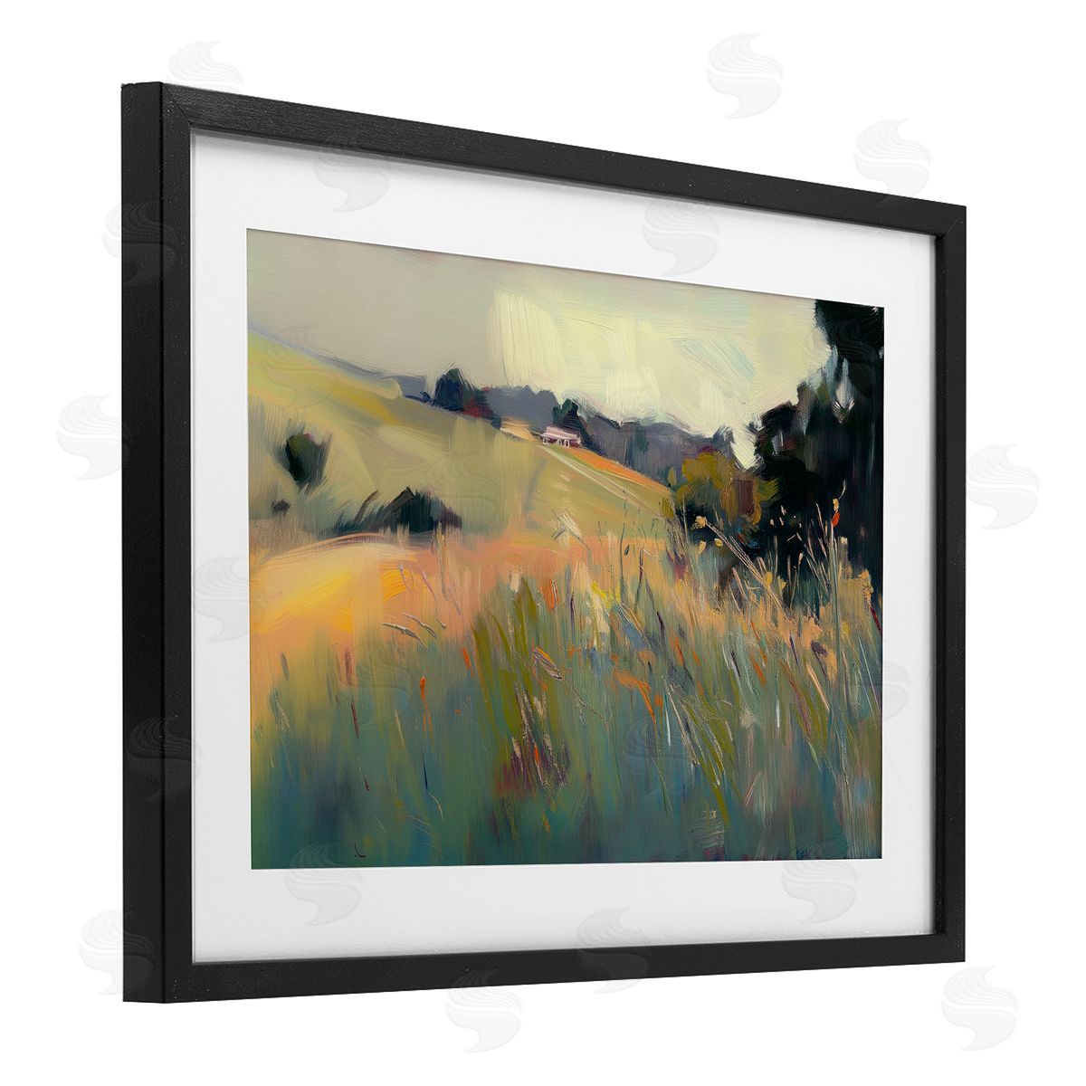 Elara Yasna Modern Tranquil Plains Canvas Wall Art Print