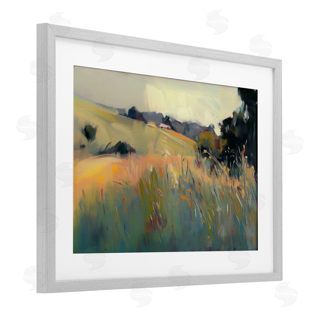 Elara Yasna Modern Tranquil Plains Canvas Wall Art Print