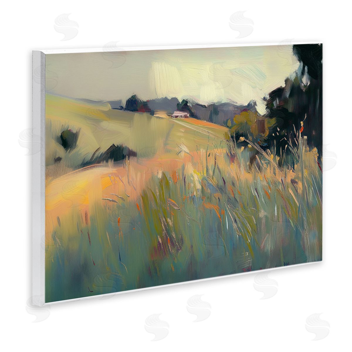 Elara Yasna Modern Tranquil Plains Canvas Wall Art Print