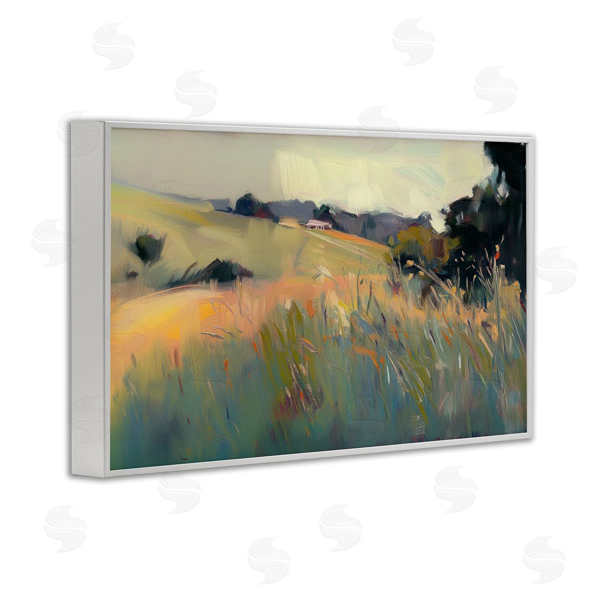 Elara Yasna Modern Tranquil Plains Canvas Wall Art Print