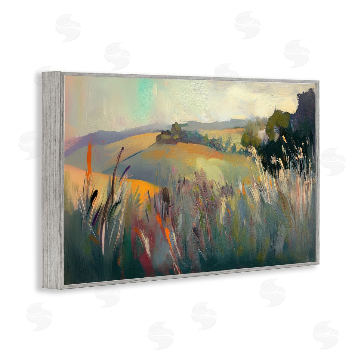 Elara Yasna Tranquil Plains Landscape Canvas Wall Art Print