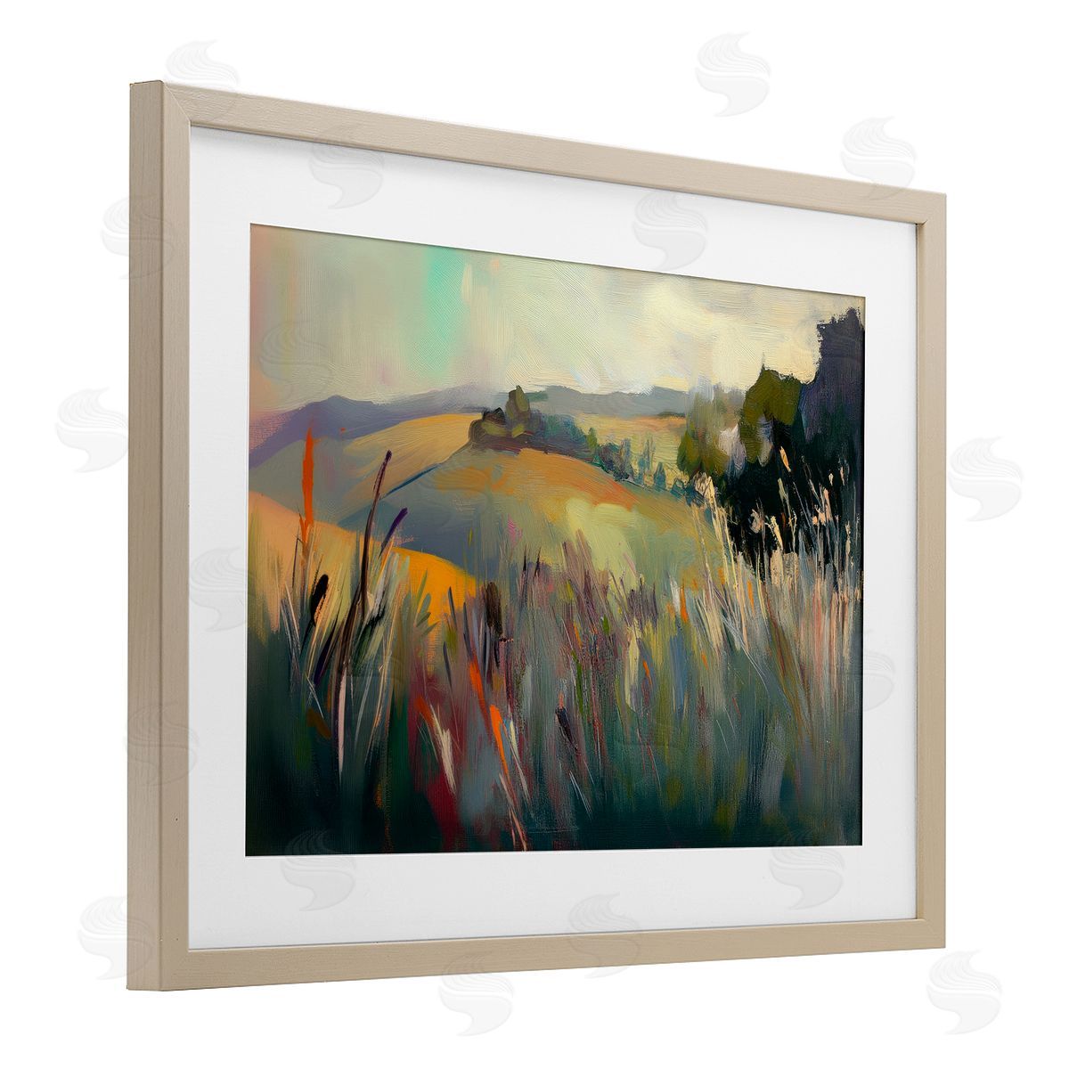Elara Yasna Tranquil Plains Landscape Canvas Wall Art Print
