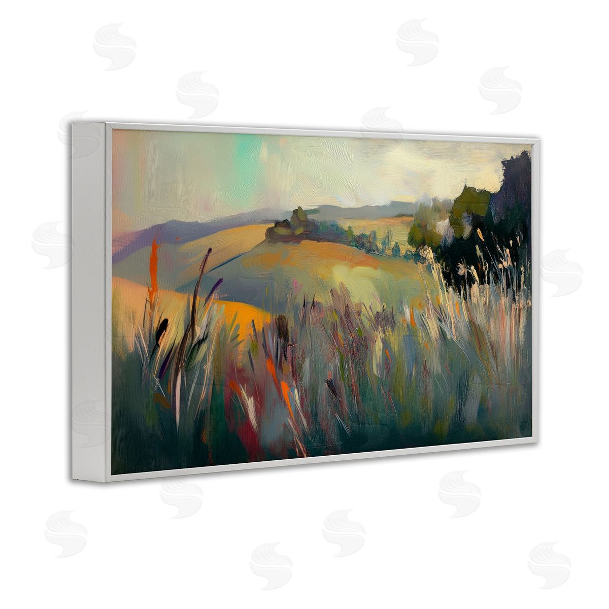 Elara Yasna Tranquil Plains Landscape Canvas Wall Art Print