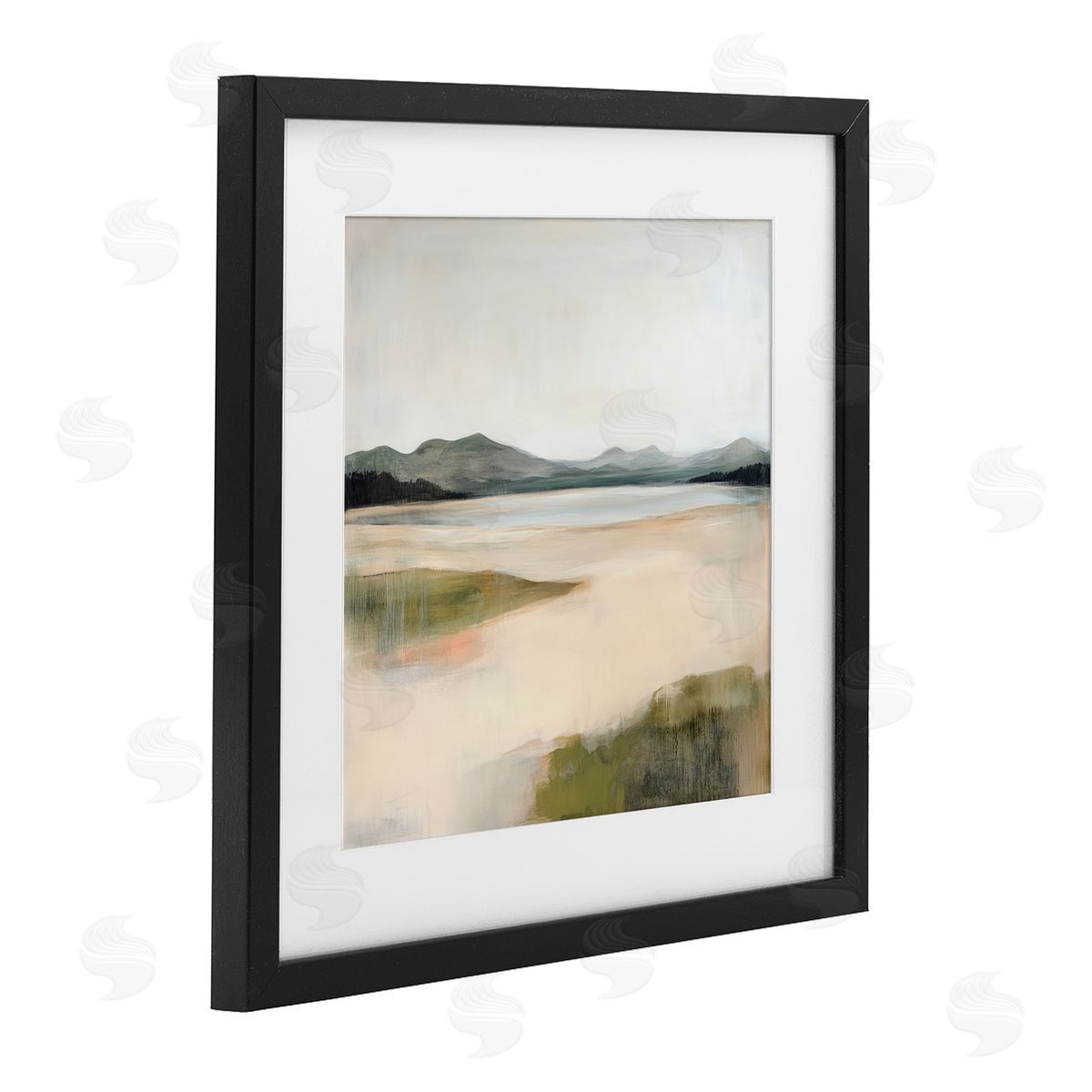 Raymond Powers High Mountain Lake Canvas Wall Art Print