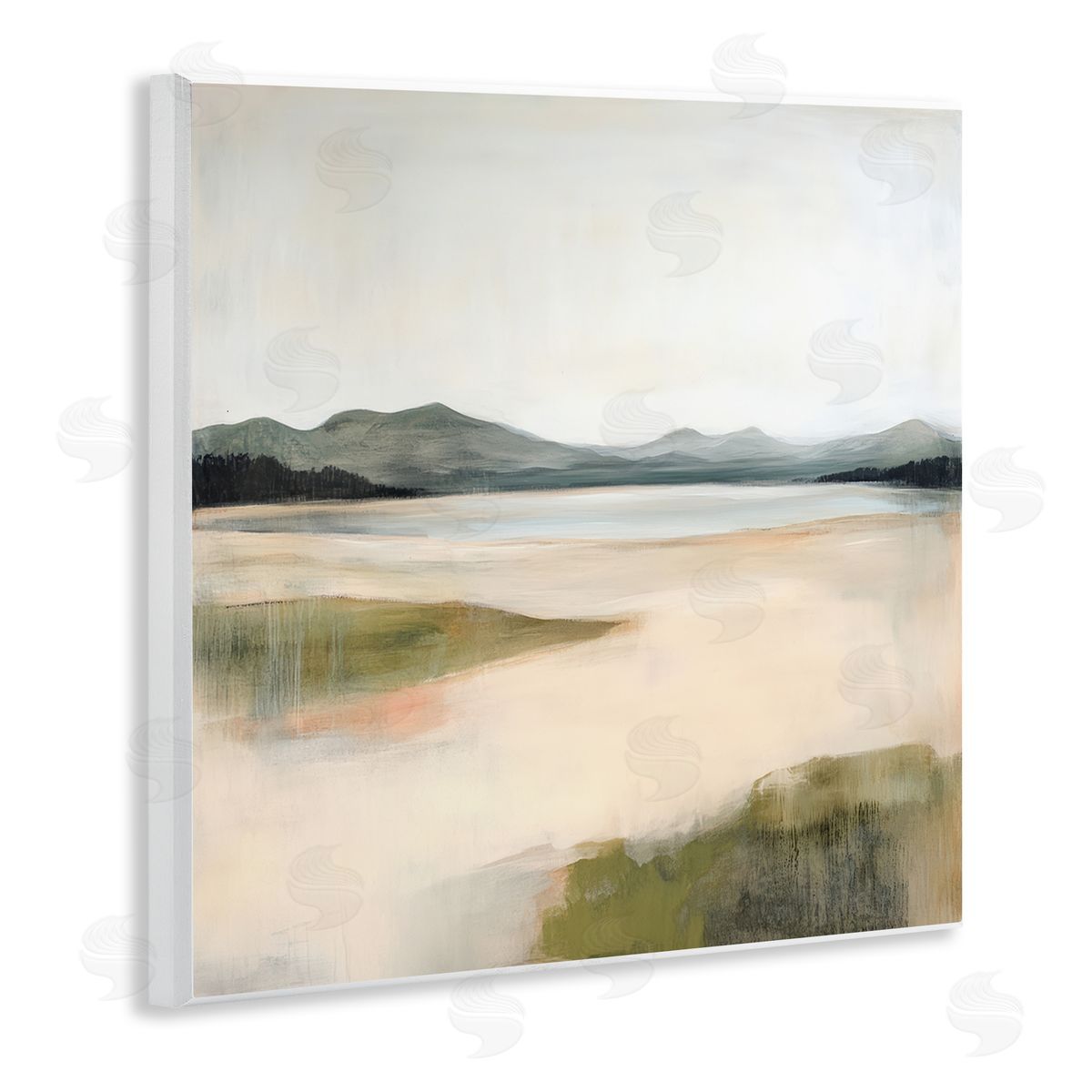 Raymond Powers High Mountain Lake Canvas Wall Art Print