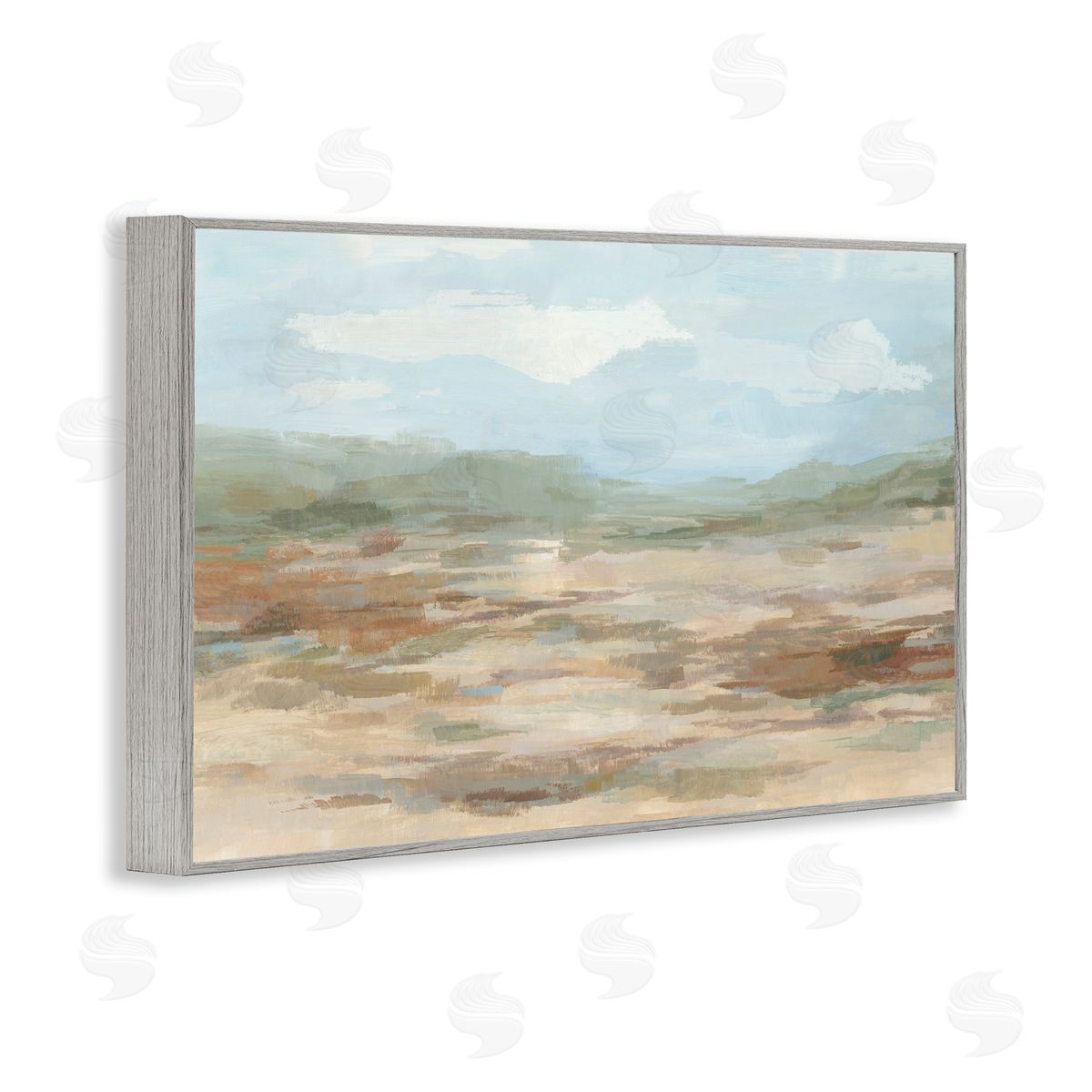 Hannah Dawson Desert Calm Abstract View Canvas Wall Art Print