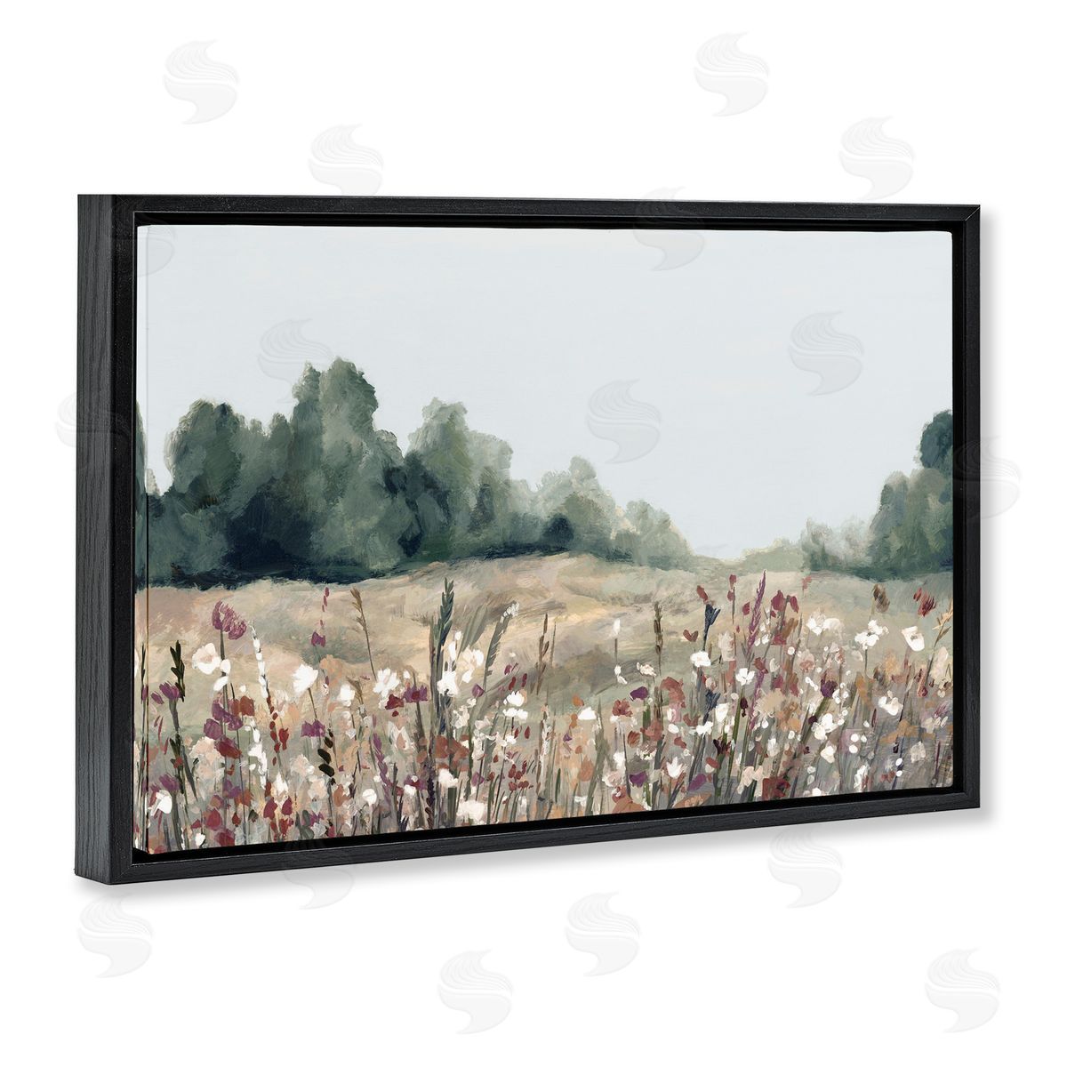 Hannah Dawson Muted Meadows Landscape Canvas Wall Art Print