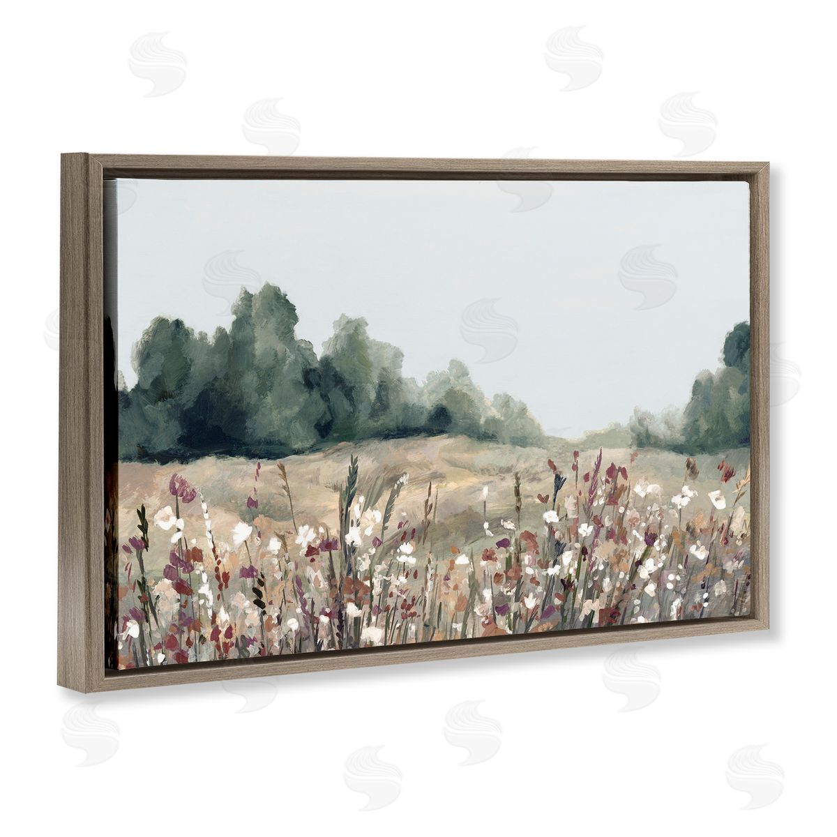 Hannah Dawson Muted Meadows Landscape Canvas Wall Art Print