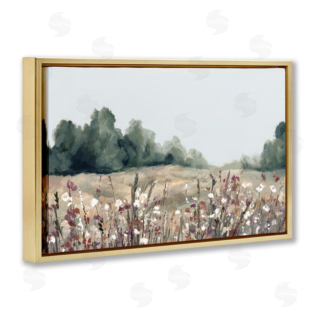 Hannah Dawson Muted Meadows Landscape Canvas Wall Art Print