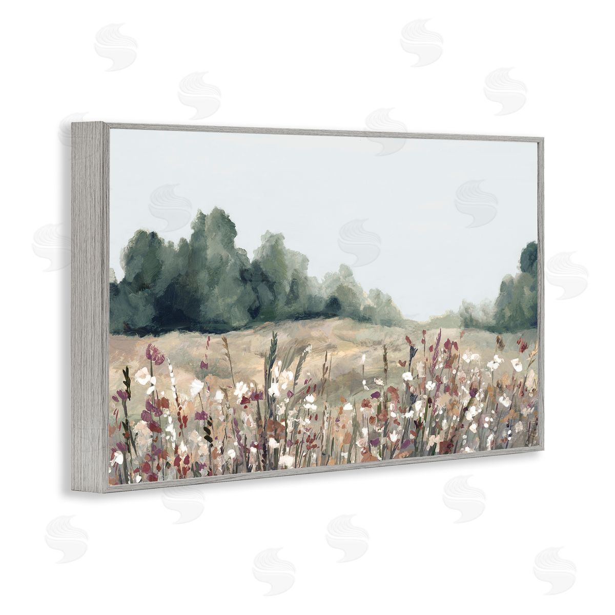 Hannah Dawson Muted Meadows Landscape Canvas Wall Art Print
