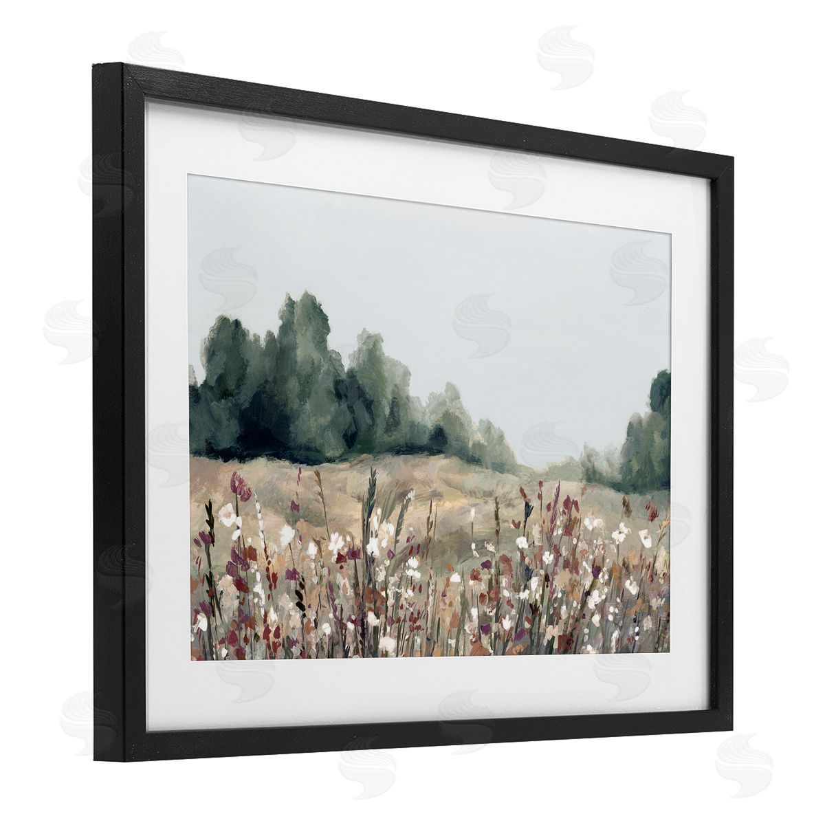 Hannah Dawson Muted Meadows Landscape Canvas Wall Art Print