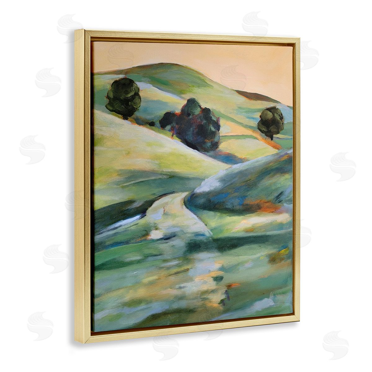 1x Morning Light Hillside Canvas Wall Art Print