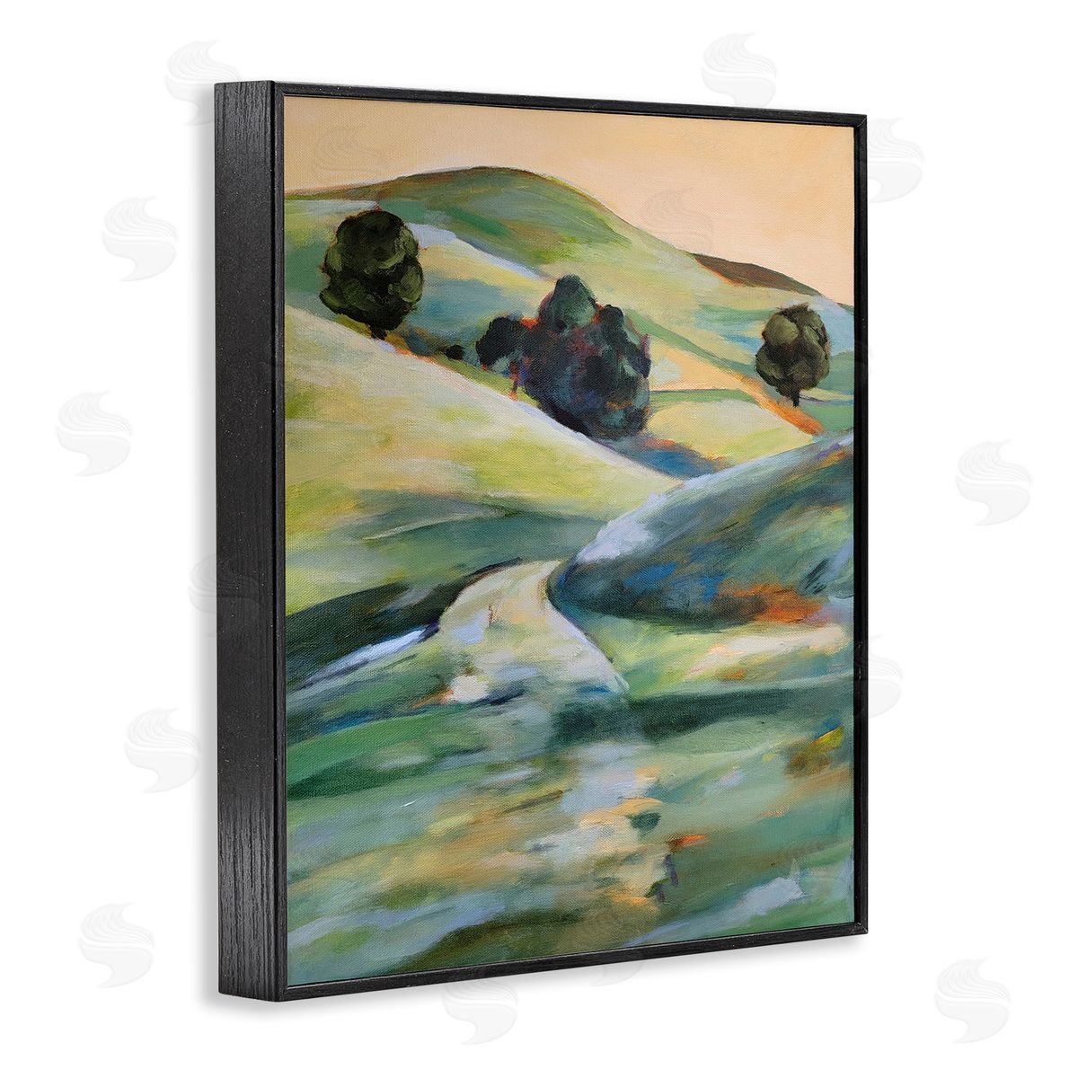 1x Morning Light Hillside Canvas Wall Art Print