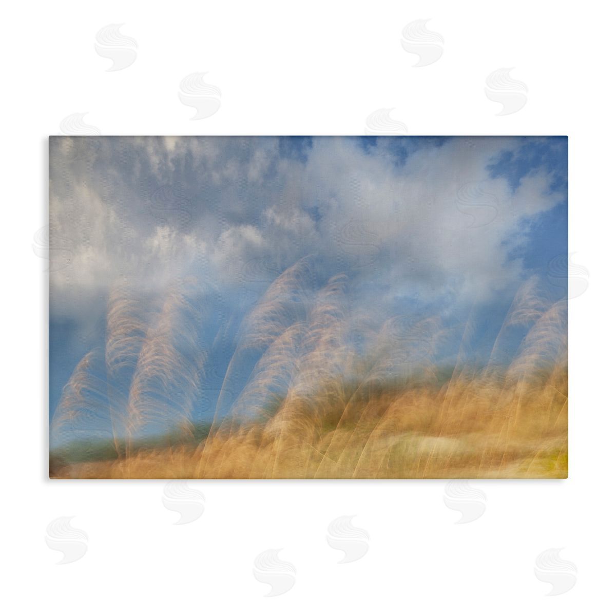 Karin Connolly Waves Of Terra Landscape Canvas Wall Art Print