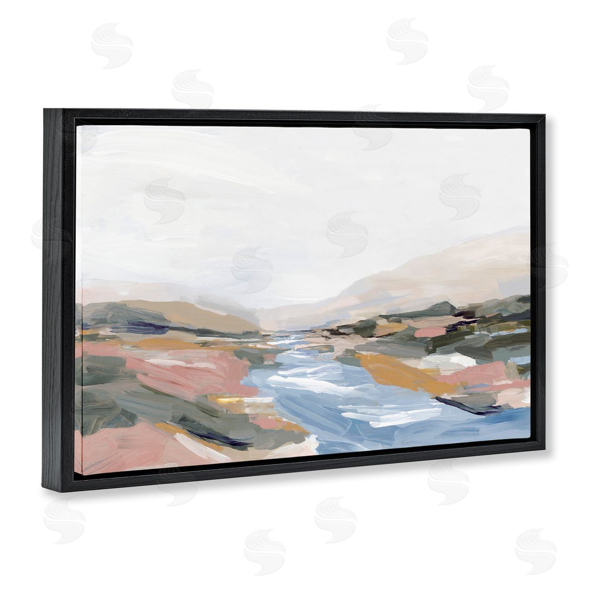 Hannah Dawson Vibrant Landscape Fade Canvas Wall Art Print