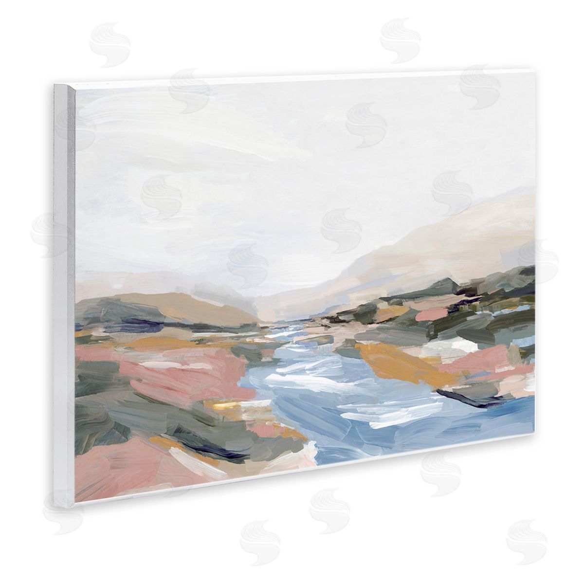 Hannah Dawson Vibrant Landscape Fade Canvas Wall Art Print