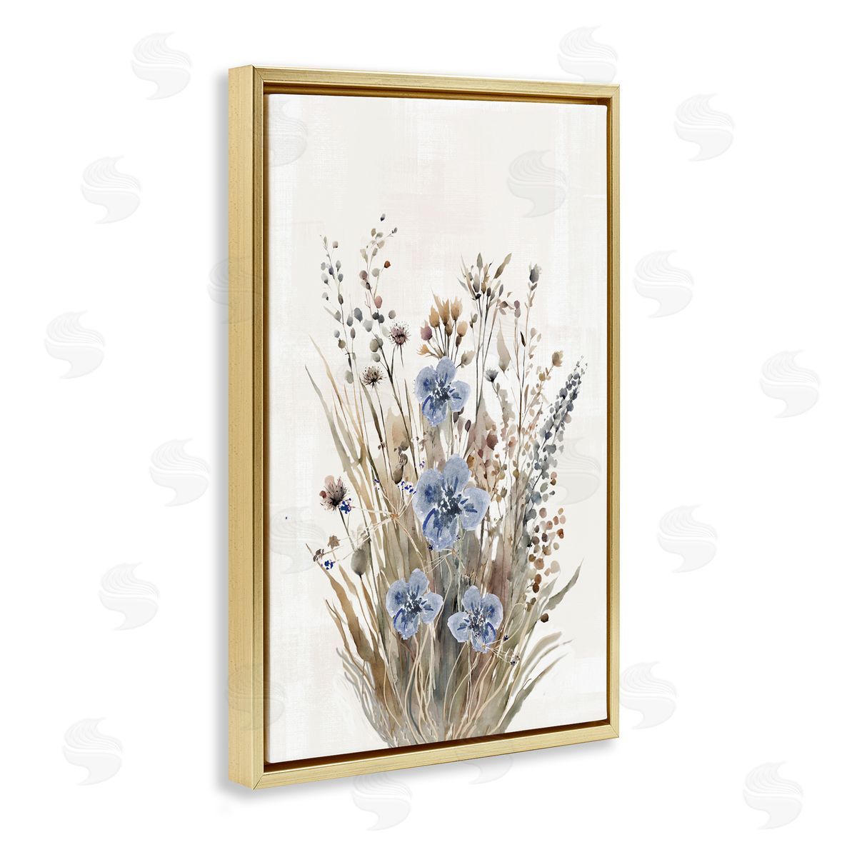 1x Subtle Cottage Grasses Canvas Wall Art Print